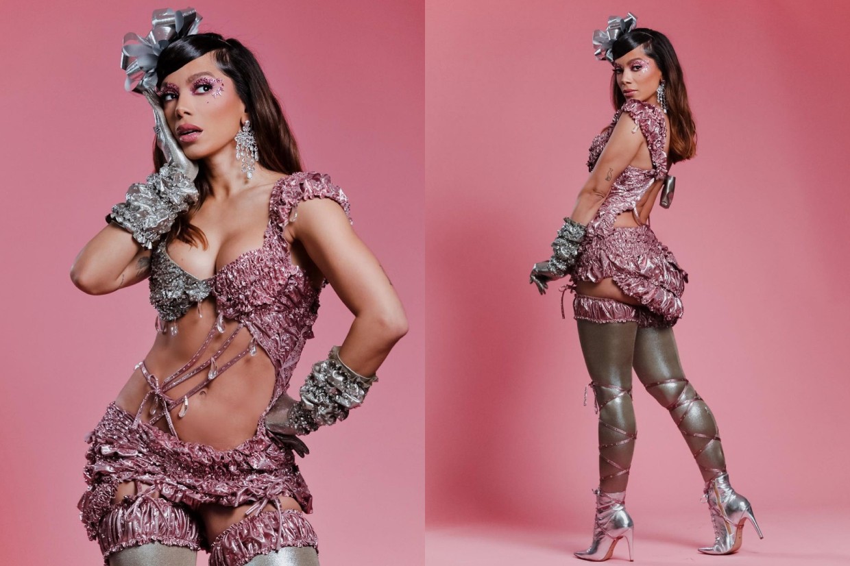 Anitta divulga novo look para o seu Carnaval — Foto: Reprodução/Instagram